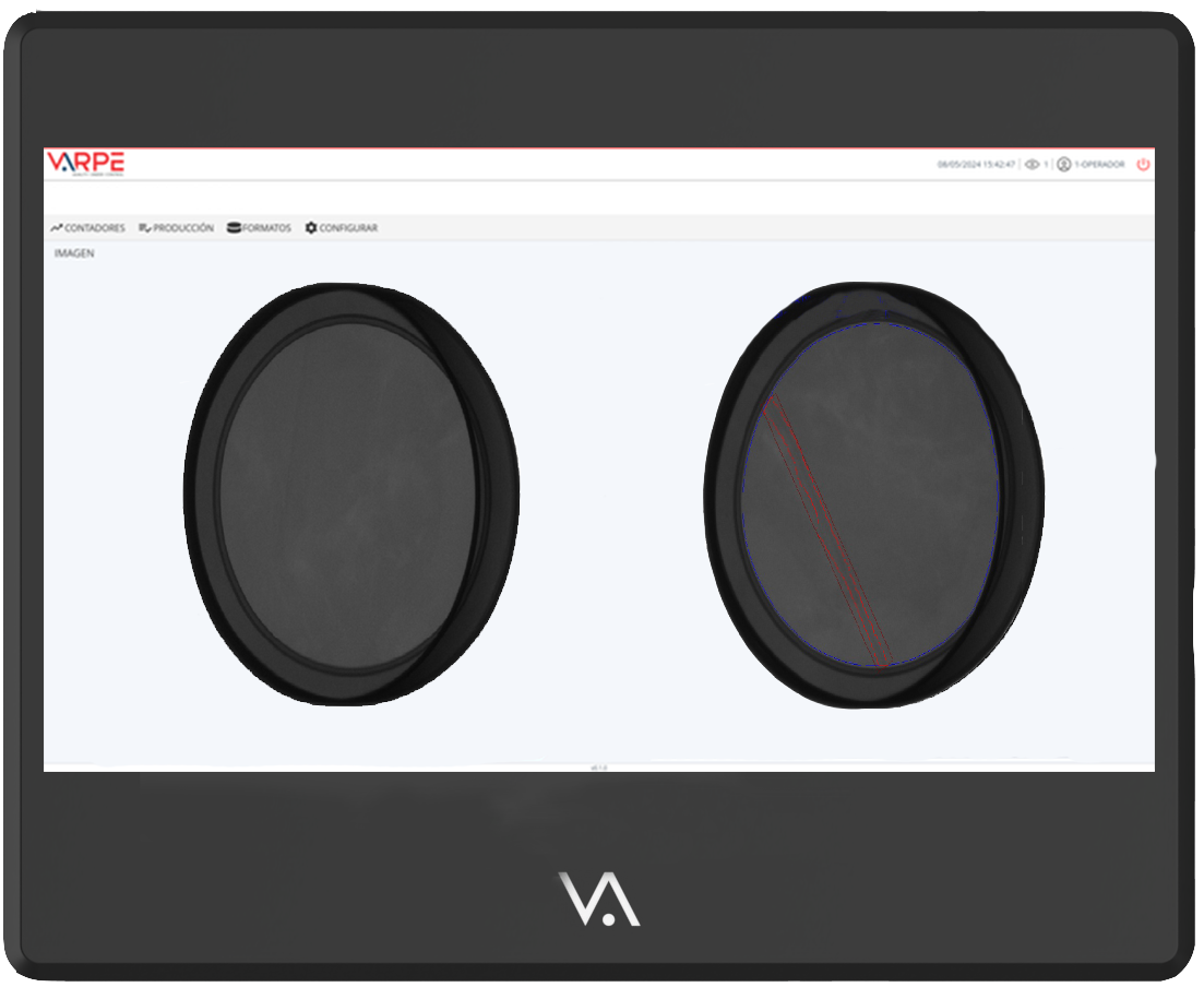 pantalla va lata ovolada rx